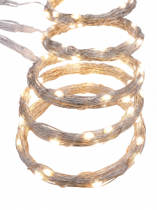 Огонек OG-LDG09 гирлянда-штора LED Белая теплая (3х3м,300 ламп,USB)